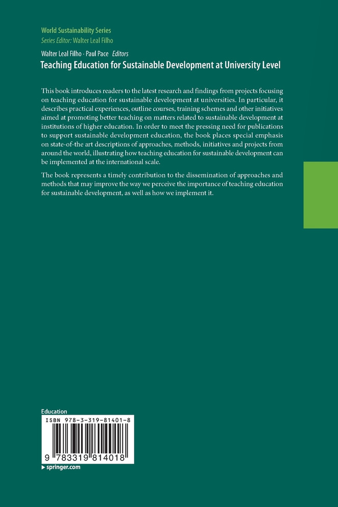 Teaching Education for Sustainable Development at University Level