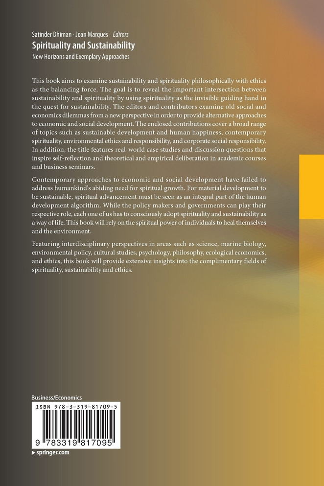 Spirituality and Sustainability