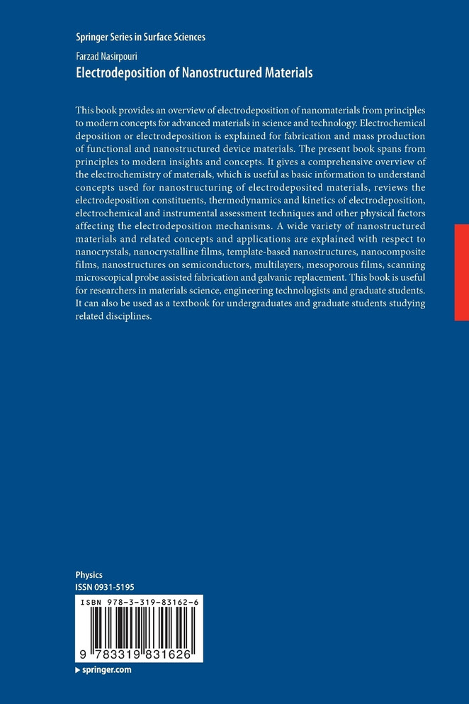 Electrodeposition of Nanostructured Materials