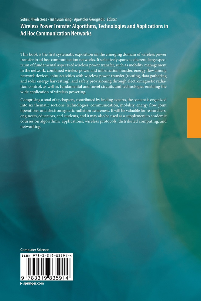 Wireless Power Transfer Algorithms, Technologies and Applications in Ad Hoc Communication Networks