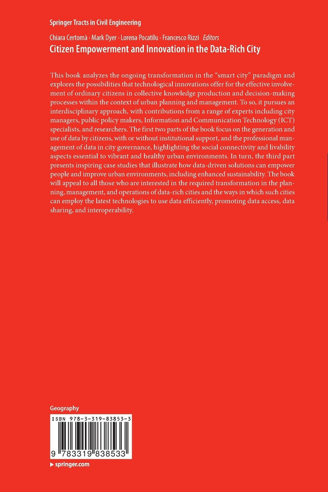 Citizen Empowerment and Innovation in the Data-Rich City