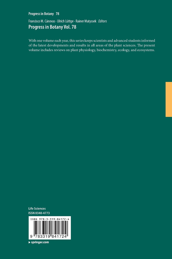 Progress in Botany Vol. 78