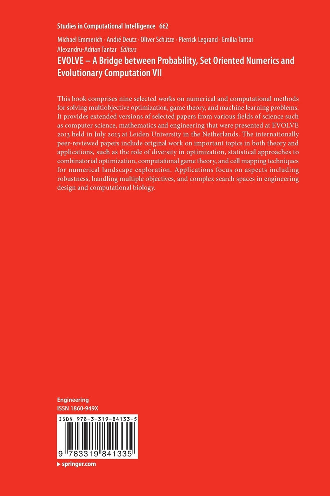 EVOLVE - A Bridge between Probability, Set Oriented Numerics and Evolutionary Computation VII