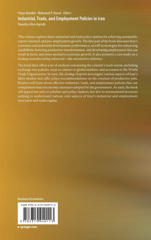Industrial, Trade, and Employment Policies in Iran