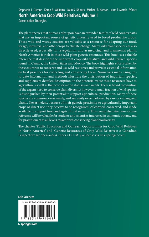 North American Crop Wild Relatives, Volume 1
