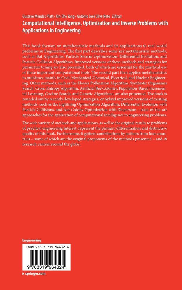 Computational Intelligence, Optimization and Inverse Problems with Applications in Engineering