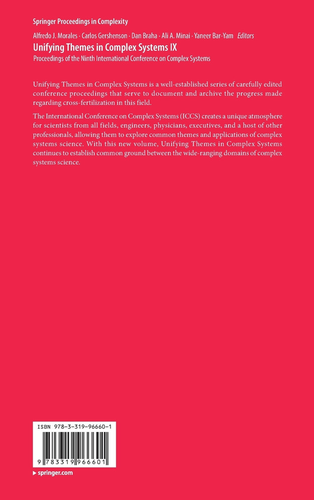 Unifying Themes in Complex Systems IX