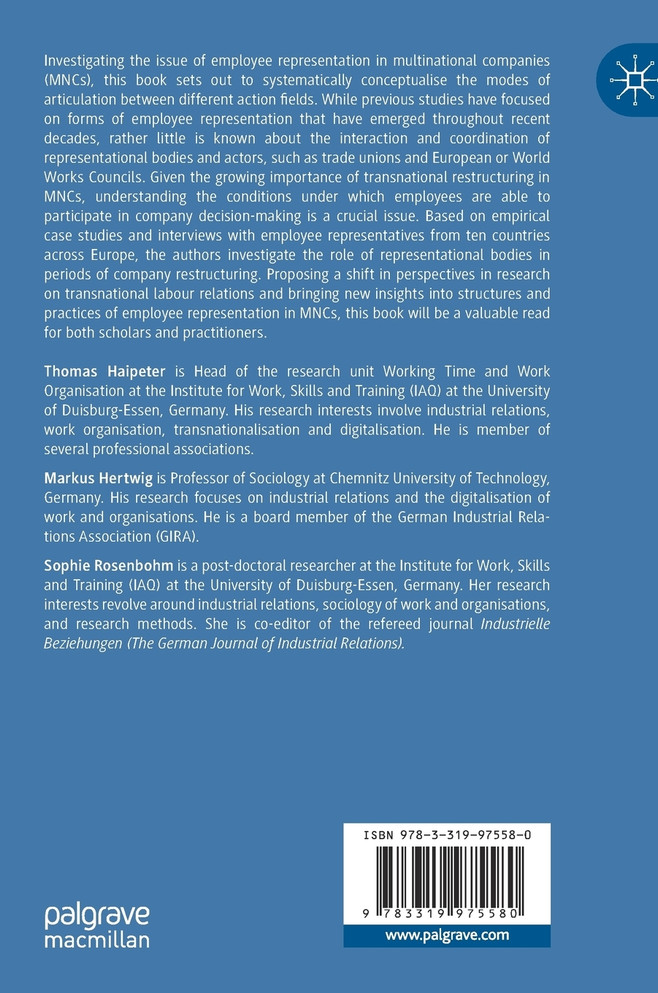 Employee Representation in Multinational Companies