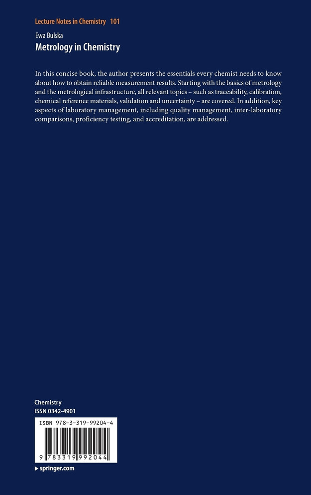Metrology in Chemistry