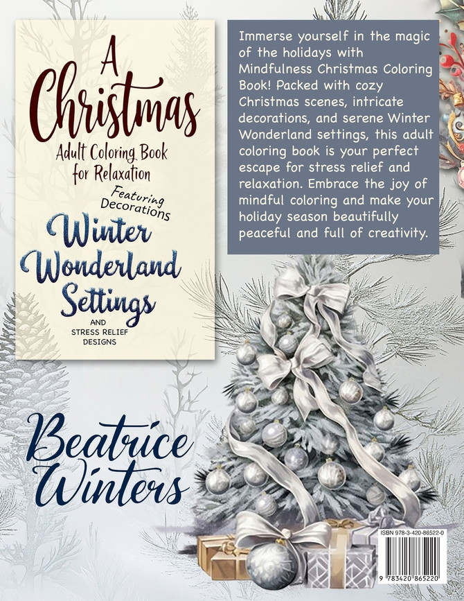 Mindfulness Christmas Coloring Book