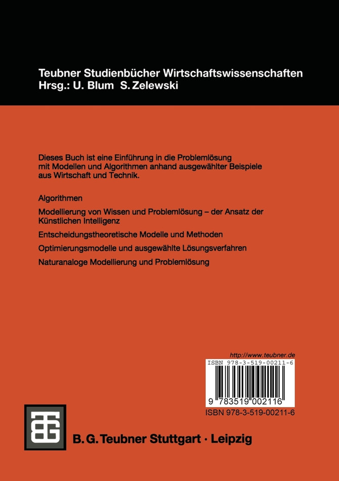 Problemlösung mit Modellen und Algorithmen