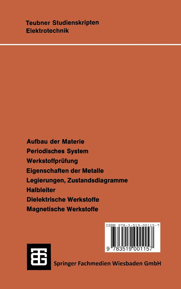 Werkstoffe der Elektrotechnik