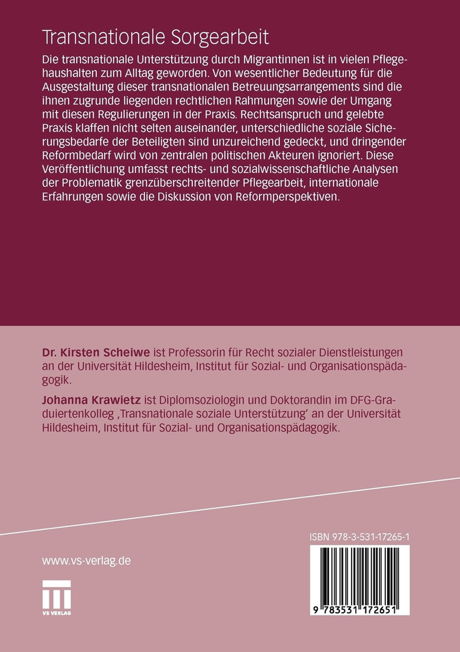 Transnationale Sorgearbeit