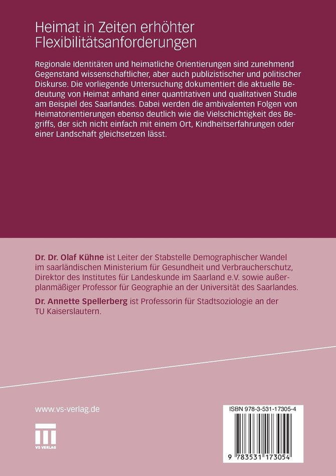 Heimat in Zeiten erhöhter Flexibilitätsanforderungen