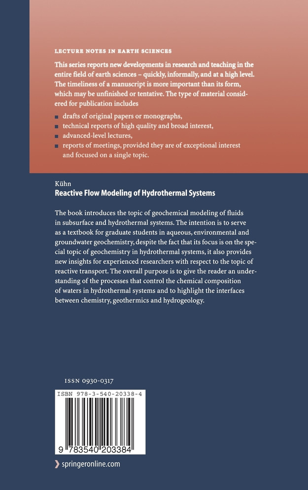 Reactive Flow Modeling of Hydrothermal Systems