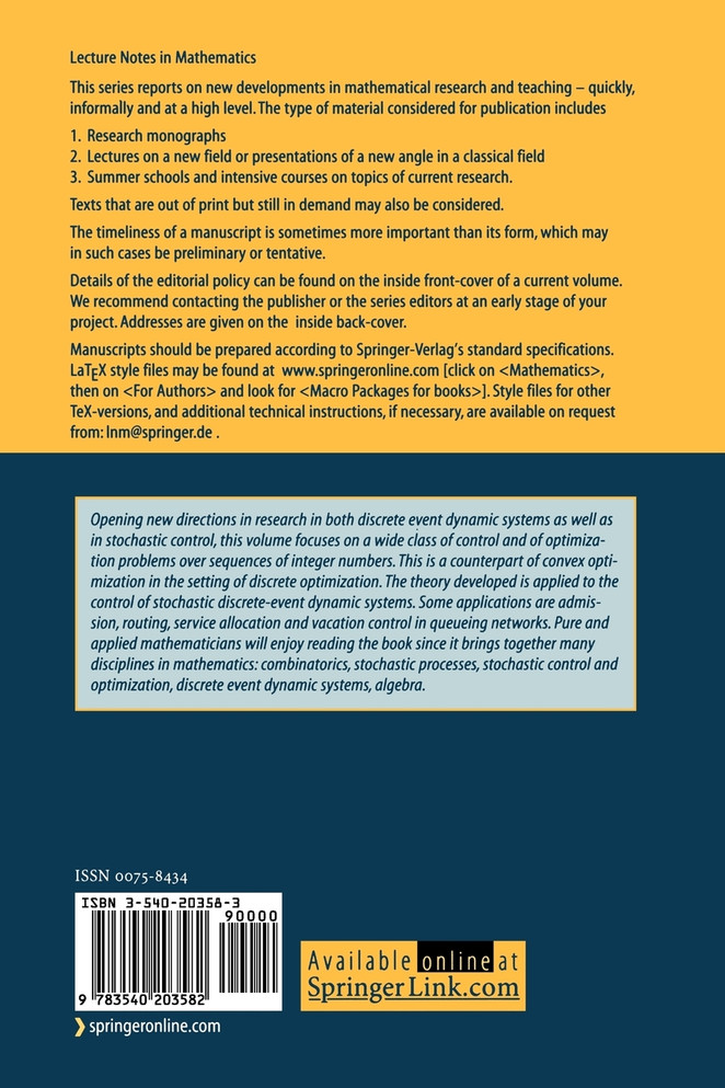 Discrete-Event Control of Stochastic Networks