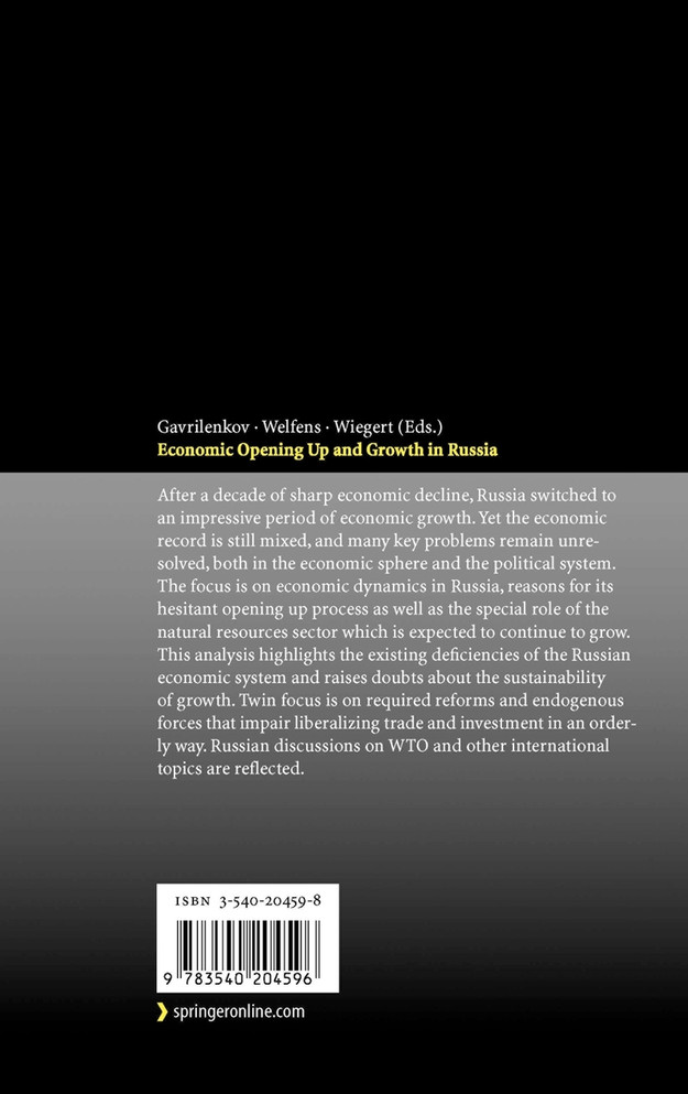 Economic Opening Up and Growth in Russia