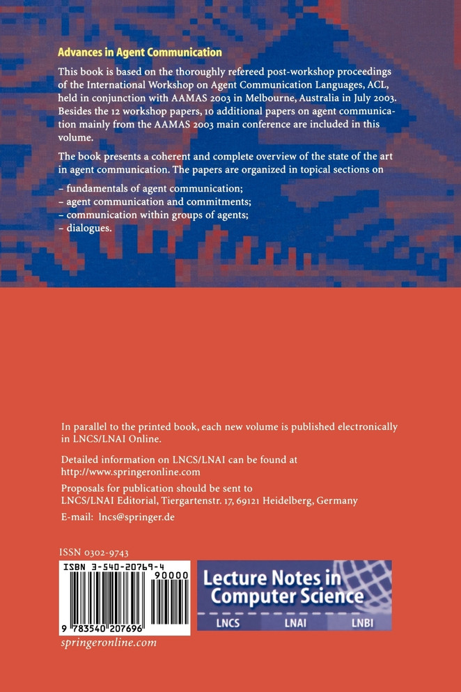 Advances in Agent Communication