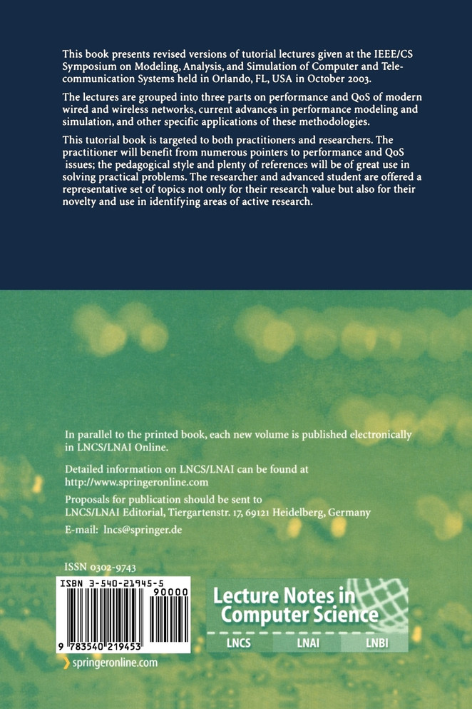 Performance Tools and Applications to Networked Systems
