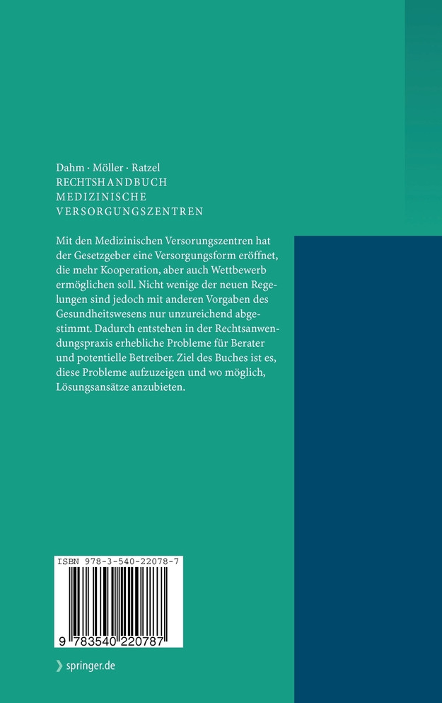 Rechtshandbuch Medizinische Versorgungszentren