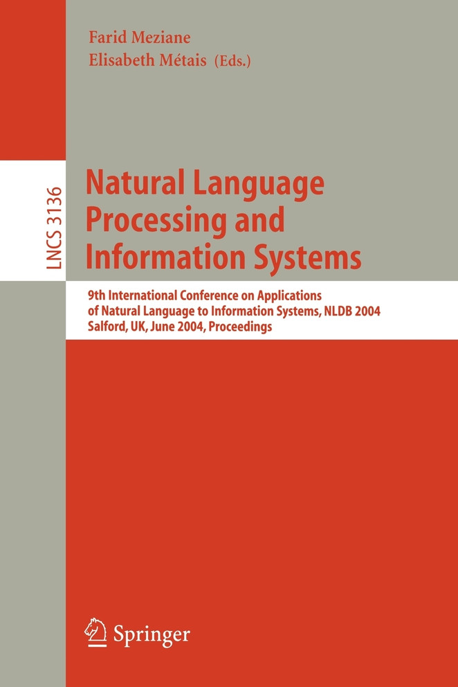 Natural Language Processing and Information Systems