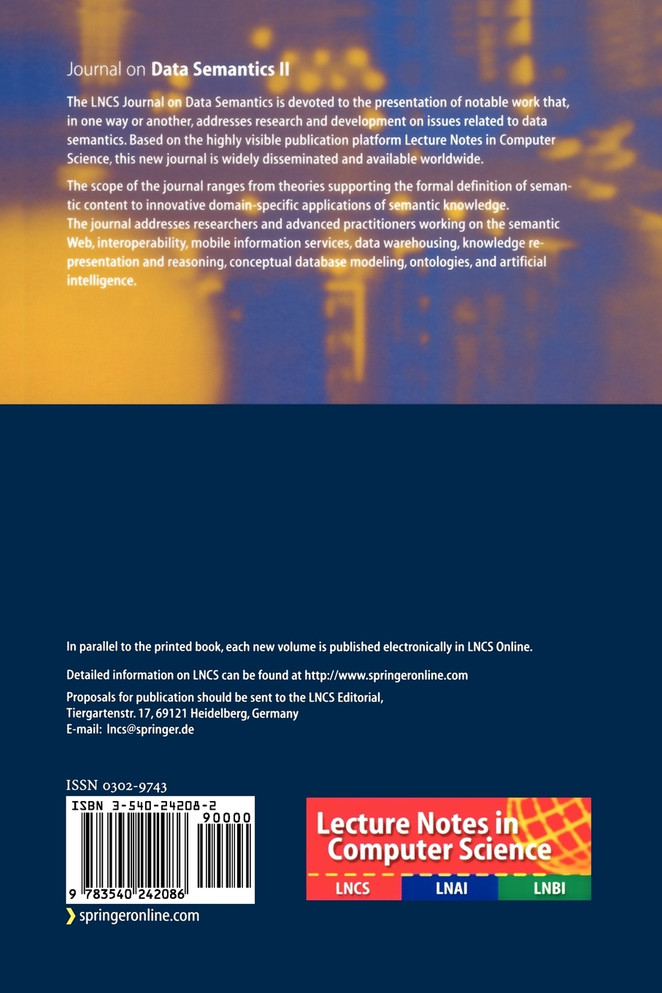 Journal on Data Semantics II