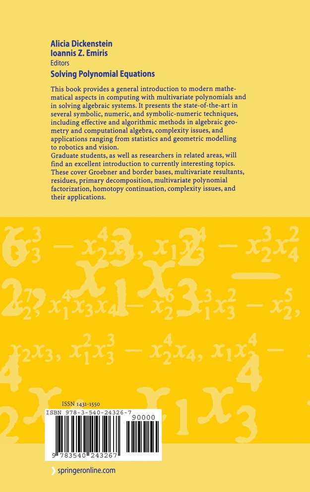 Solving Polynomial Equations
