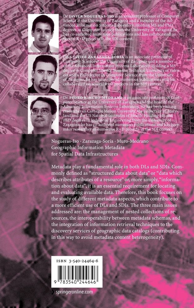 Geographic Information Metadata for Spatial Data Infrastructures