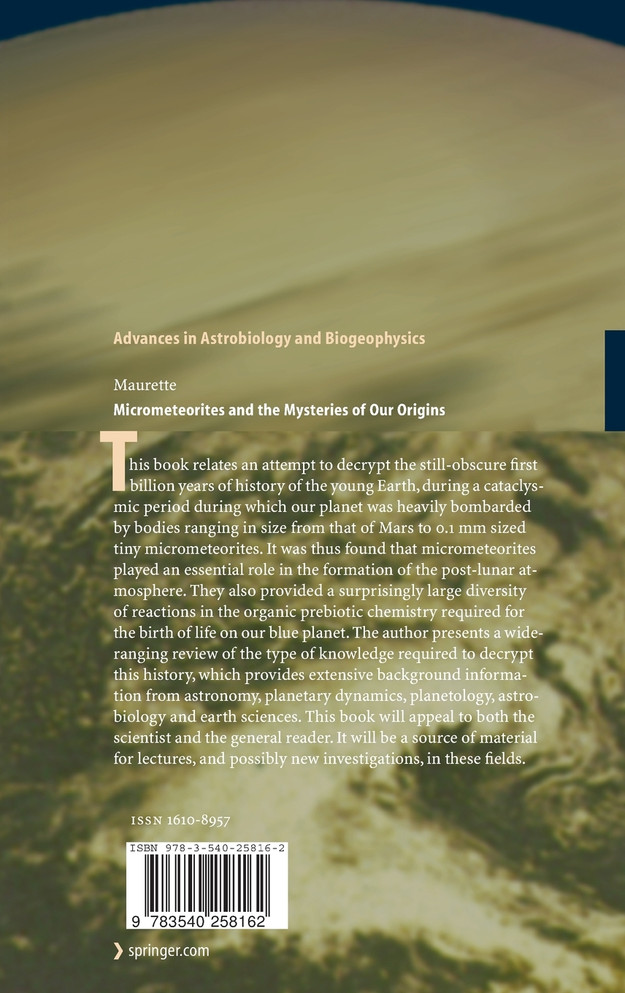 Micrometeorites and the Mysteries of Our Origins