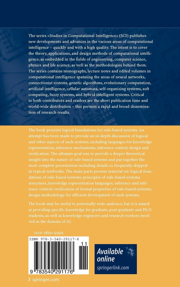 Logical Foundations for Rule-Based Systems