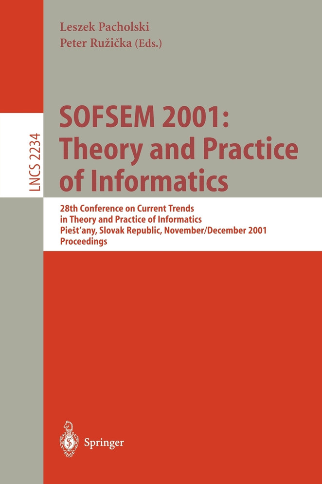 SOFSEM 2001