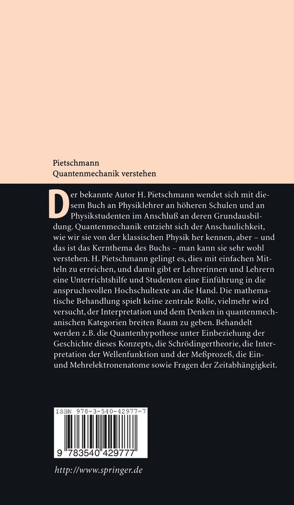 Quantenmechanik Verstehen