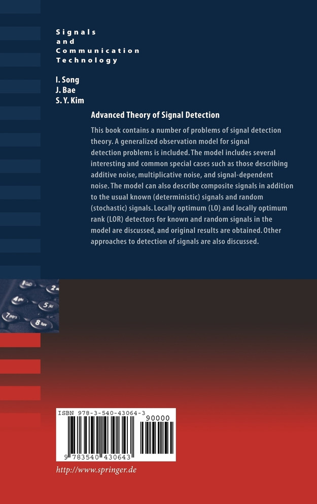 Advanced Theory of Signal Detection
