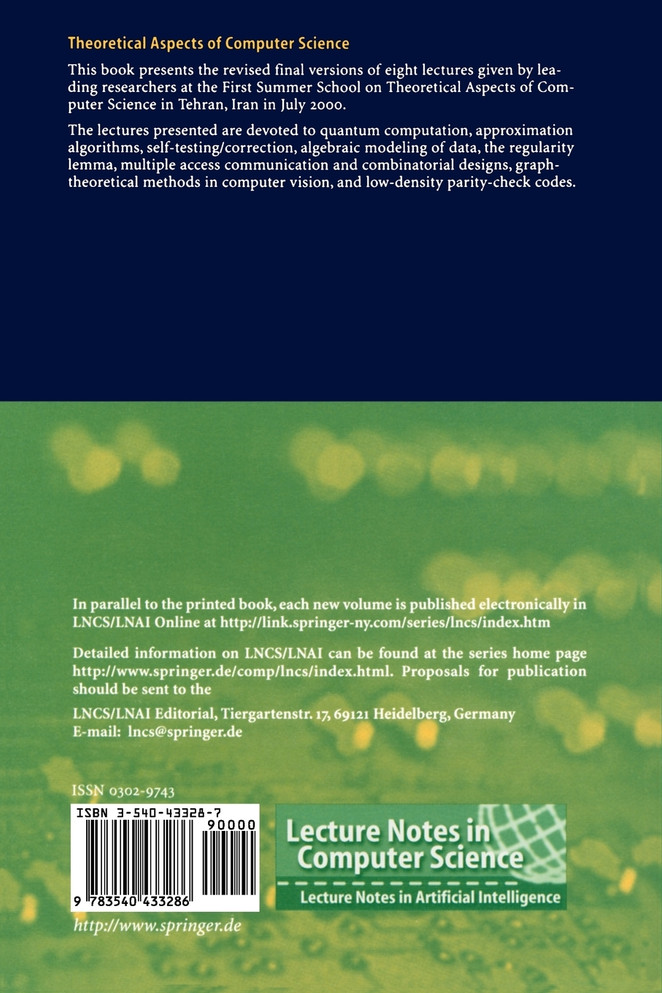 Theoretical Aspects of Computer Science