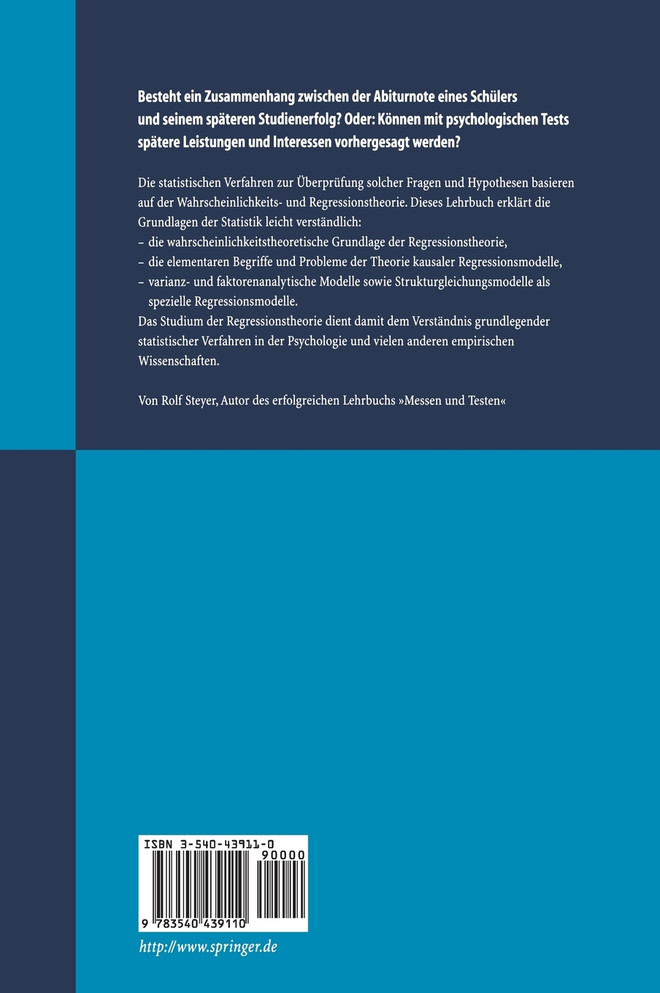 Wahrscheinlichkeit und Regression