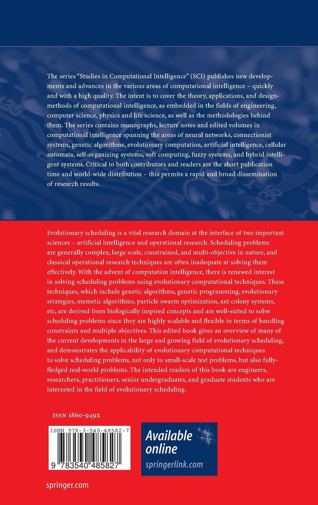 Evolutionary Scheduling