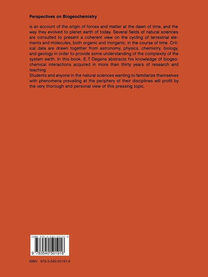 Perspectives on Biogeochemistry