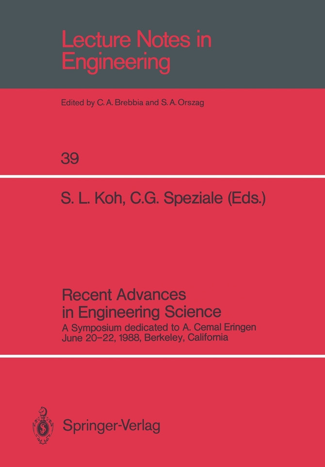 Recent Advances in Engineering Science