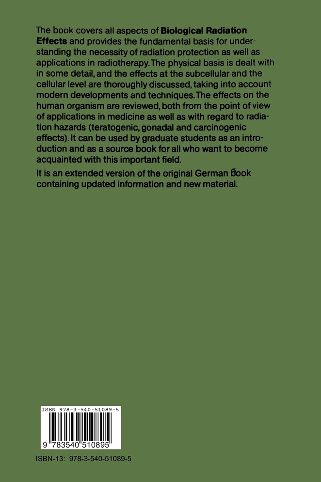 Biological Radiation Effects