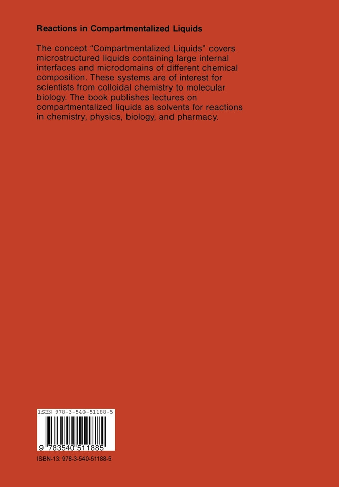 Reactions in Compartmentalized Liquids