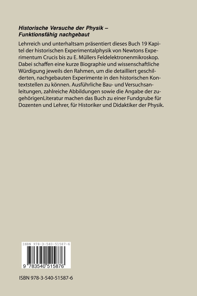 Historische Versuche der Physik