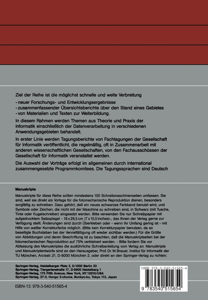 Fehlertolerierende Rechensysteme / Fault-tolerant Computing Systems