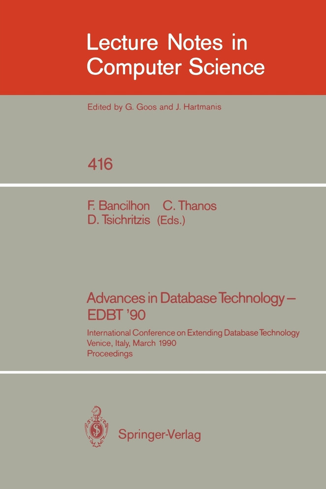 Advances in Database Technology - EDBT '90