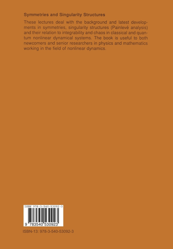 Symmetries and Singularity Structures