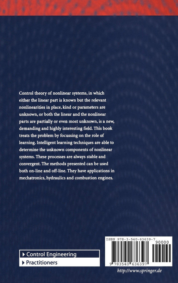 Intelligent Observer and Control Design for Nonlinear Systems