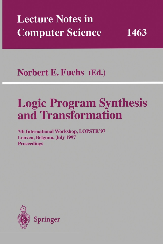 Logic Program Synthesis and Transformation