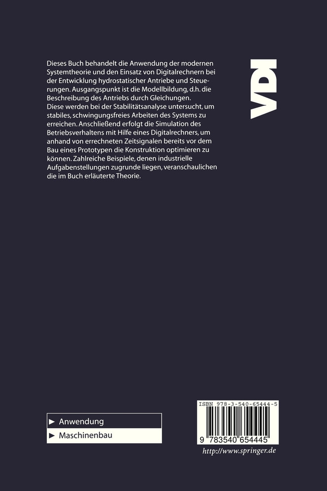 Entwurf hydraulischer Maschinen