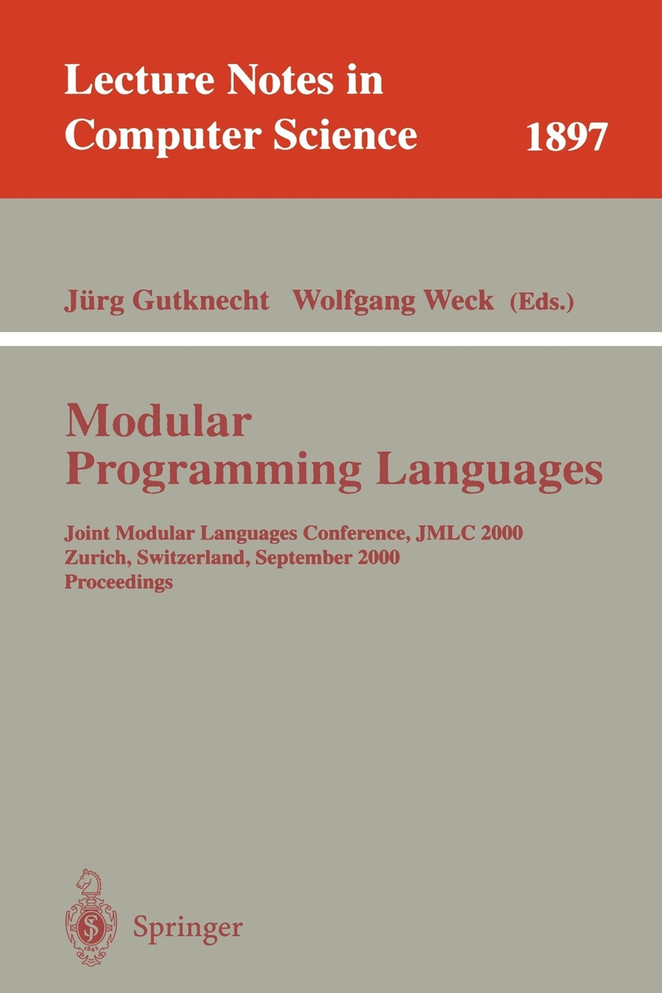 Modular Programming Languages