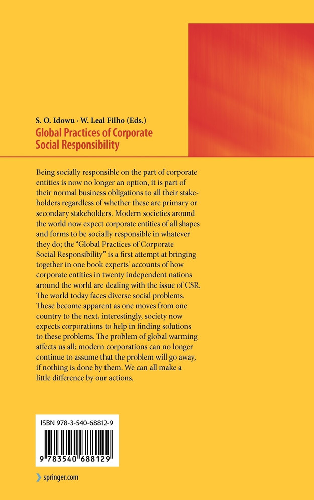 Global Practices of Corporate Social Responsibility