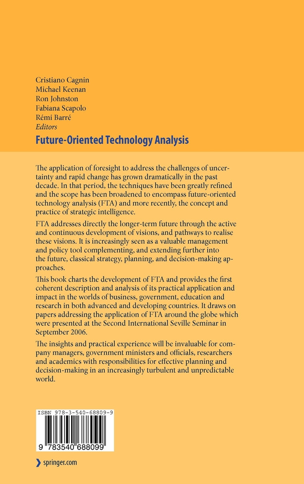 Future-Oriented Technology Analysis